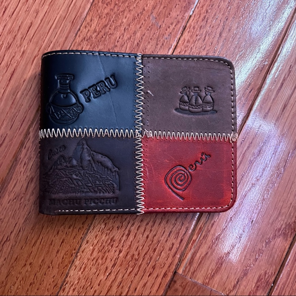 peruvian leather wallet